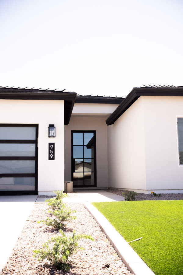 Modern Iron entry door Nova 24